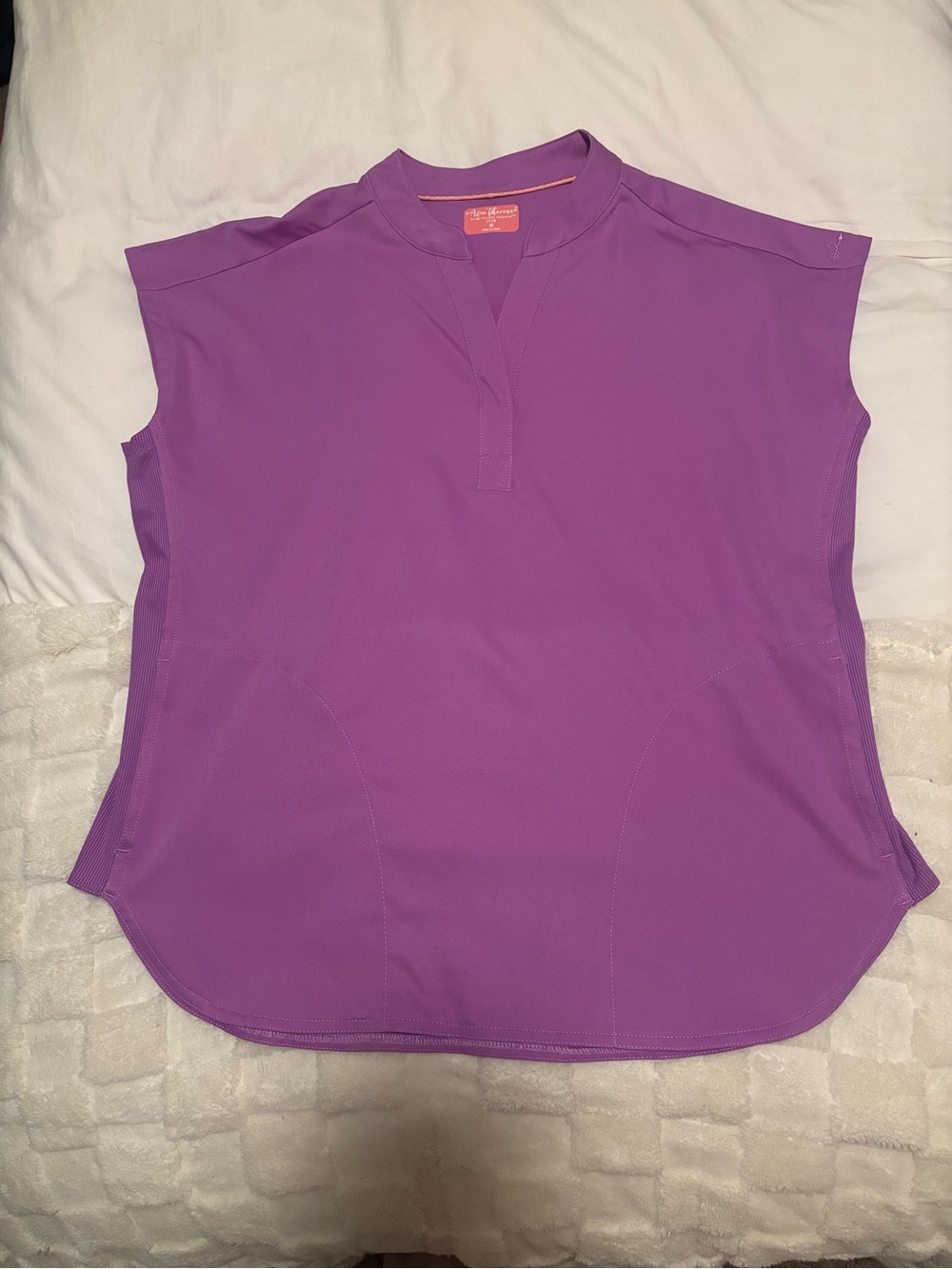 Oversized Purple Scrub Top